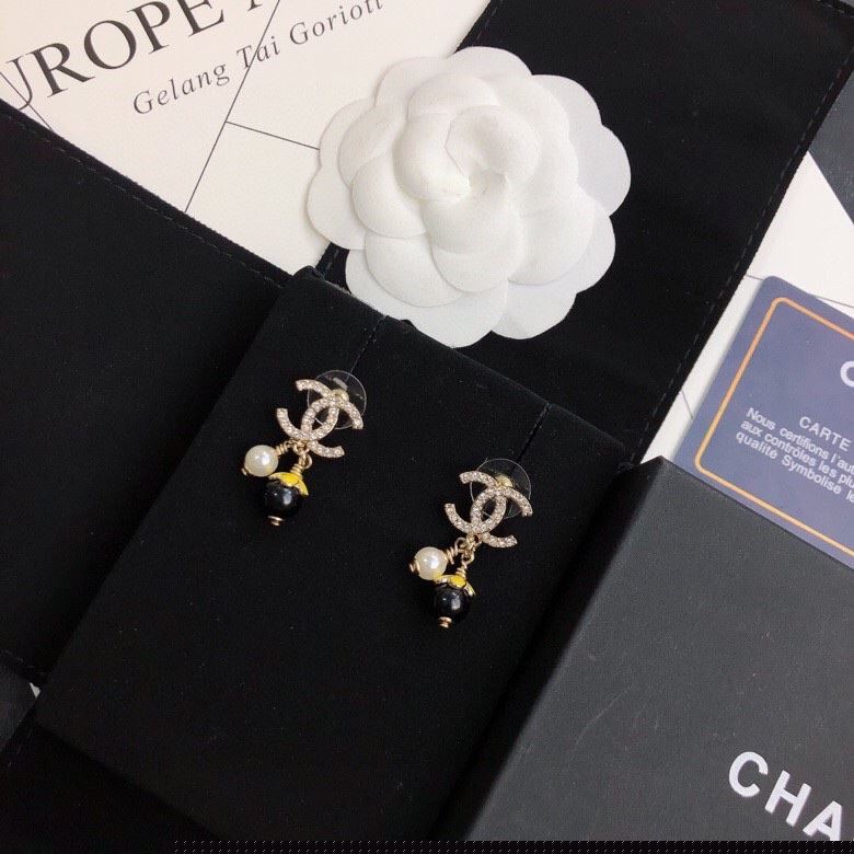 Ch*el earrings